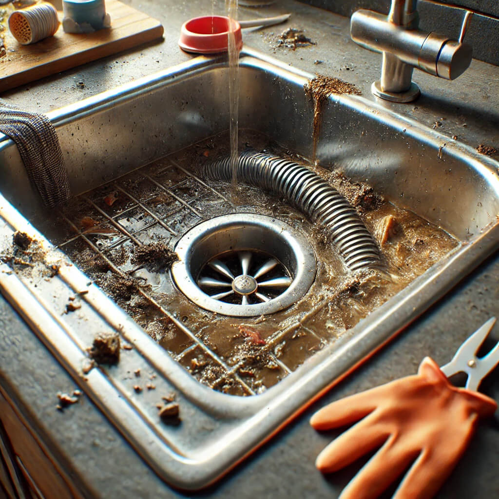 mosogató lefolyó dugulása